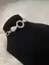 Pulsera Manilla Plata Ley 925 Panteras X2 Garantia Original + Bolsita De Lujo