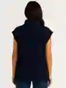 Chaleco Para Mujer Cuello Tortuga - The Maro Azul Noche