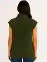 Chaleco Para Mujer Cuello Tortuga - The Maro Verde