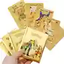 Cartas Coleccionables De Pokémon Doradas X55 Und