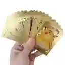Cartas Coleccionables De Pokémon Doradas X55 Und
