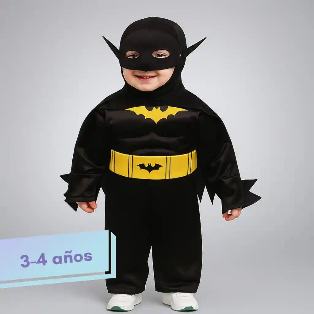 Disfraz Halloween Batman (3-4 Años)