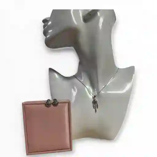 Trio Plata Ley 925 Atrapasueños Con Pepitas Multicolor + Estuche De Lujo