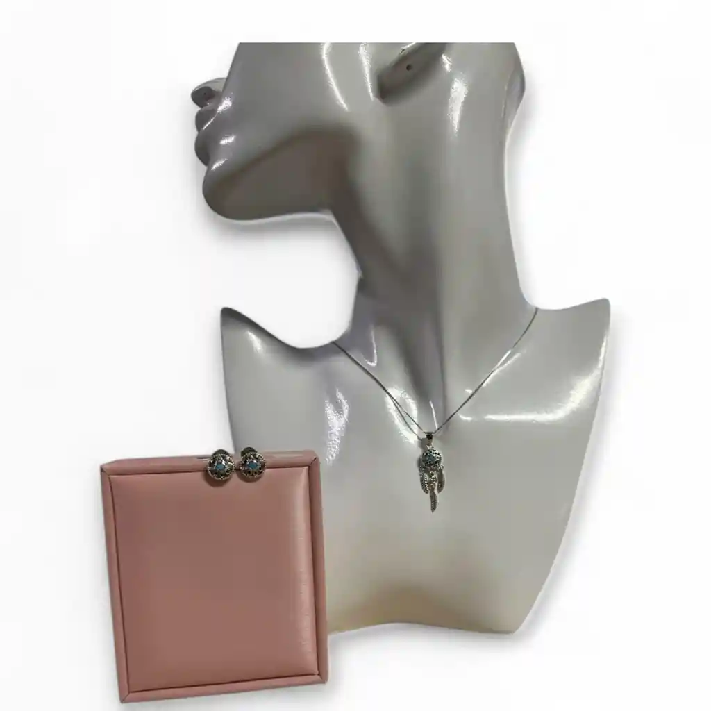 Trio Plata Ley 925 Atrapasueños Con Pepitas Multicolor + Estuche De Lujo