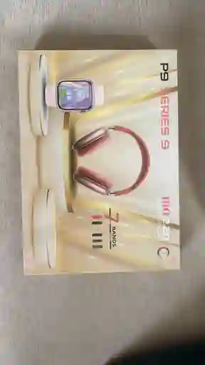 Combo De Smart Watch Y Auriculares Vincha Mas 7 Cambios De Correa