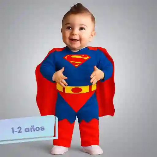 Disfraz Halloween Superman Talla (1-2 Años)