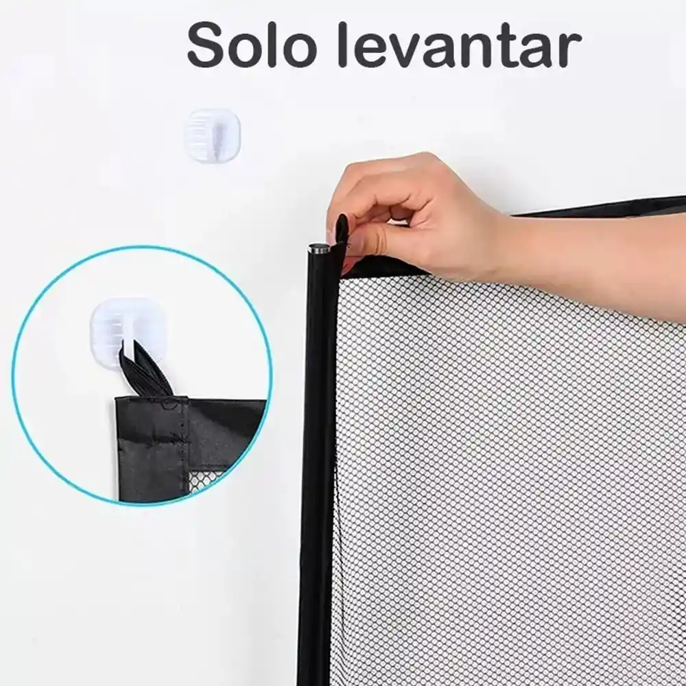 Puerta Para Perros Mascotas Y Bebes Malla Interior Seguridad