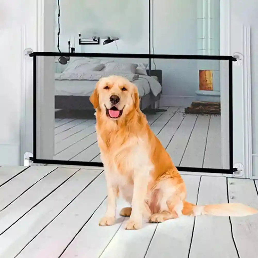 Puerta Para Perros Mascotas Y Bebes Malla Interior Seguridad