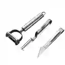Set De 3 Cuchillos Peladores
