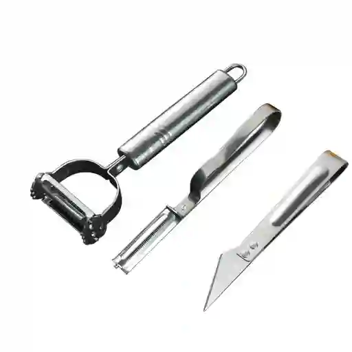 Set De 3 Cuchillos Peladores