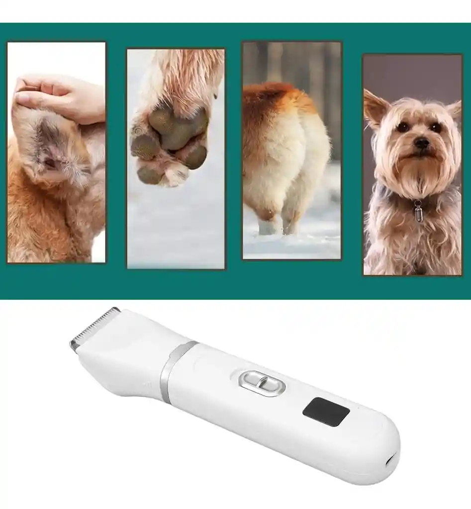 Maquina De Motilar Mascotas Canina Gatos Perros Recarga 4en1