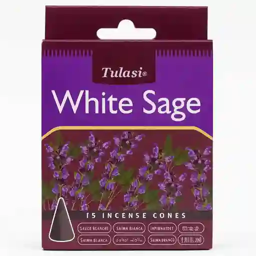 Incienso En Cono Básico Salvia Blanca