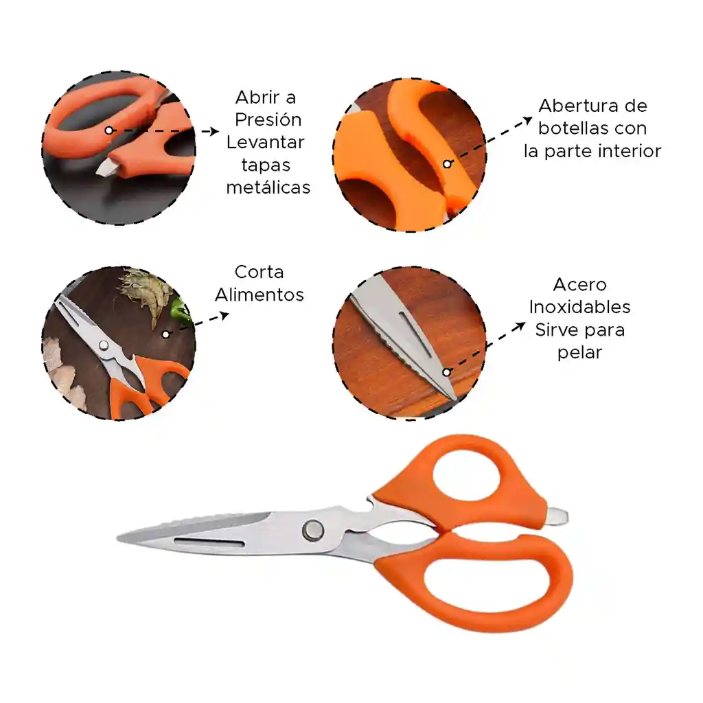 Tijeras De Cocina Multifuncionales