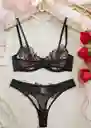 Set De Lencería Tulipanes