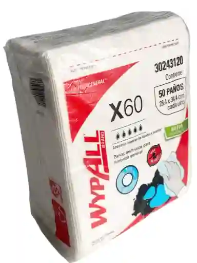 Wypall X60 Paquete X 50 Paños
