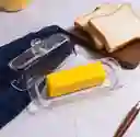 Mantequillero Porta Mantequilla De Vidrio Con Tapa