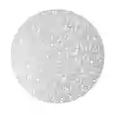 Individual Redondo Plateado Silver Trama Elegante