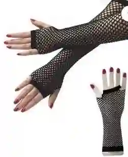 Guantes De Malla Sin Dedos Colores Surtidos