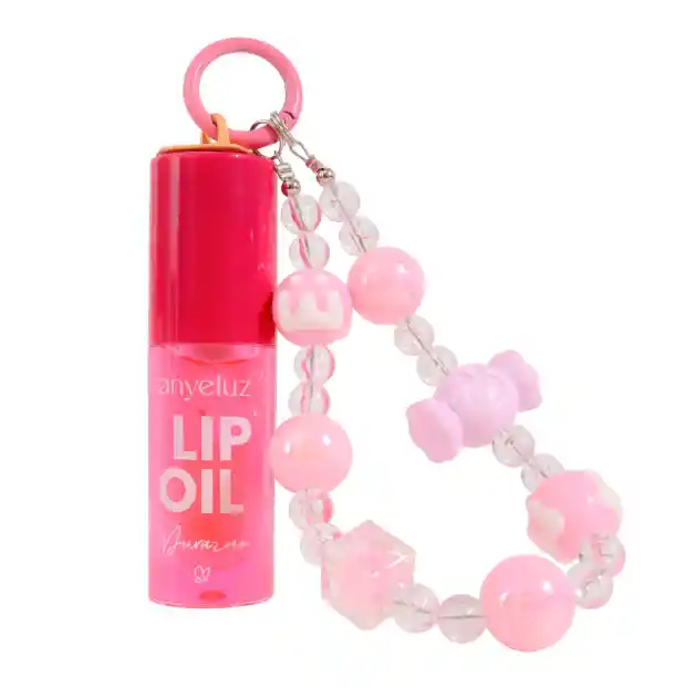 Anyeluz Lip Oil Llavero Durazno