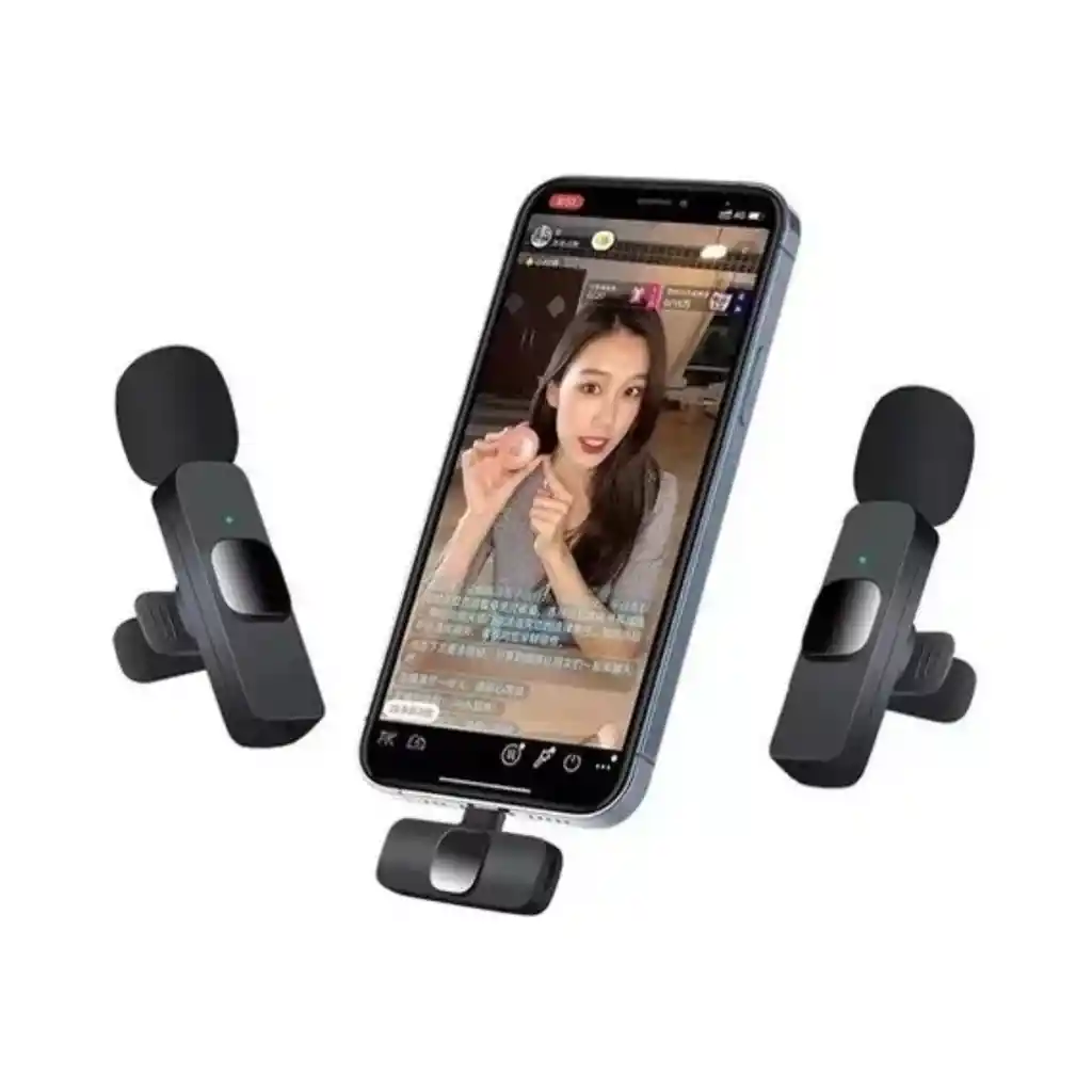 Micrófono K9 Dual Para Celulares Tipo C Y Iphone