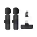 Micrófono K9 Dual Para Celulares Tipo C Y Iphone