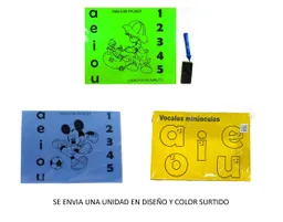 Tabla De Picado Con Un Lado De Tabla Acrilica 30 X 24 Cms Incluye Punzon. Colores Surtidos