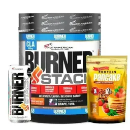 Burner Stack 360 Gr + Protein Pancake 1.69 Lb + Obsequio