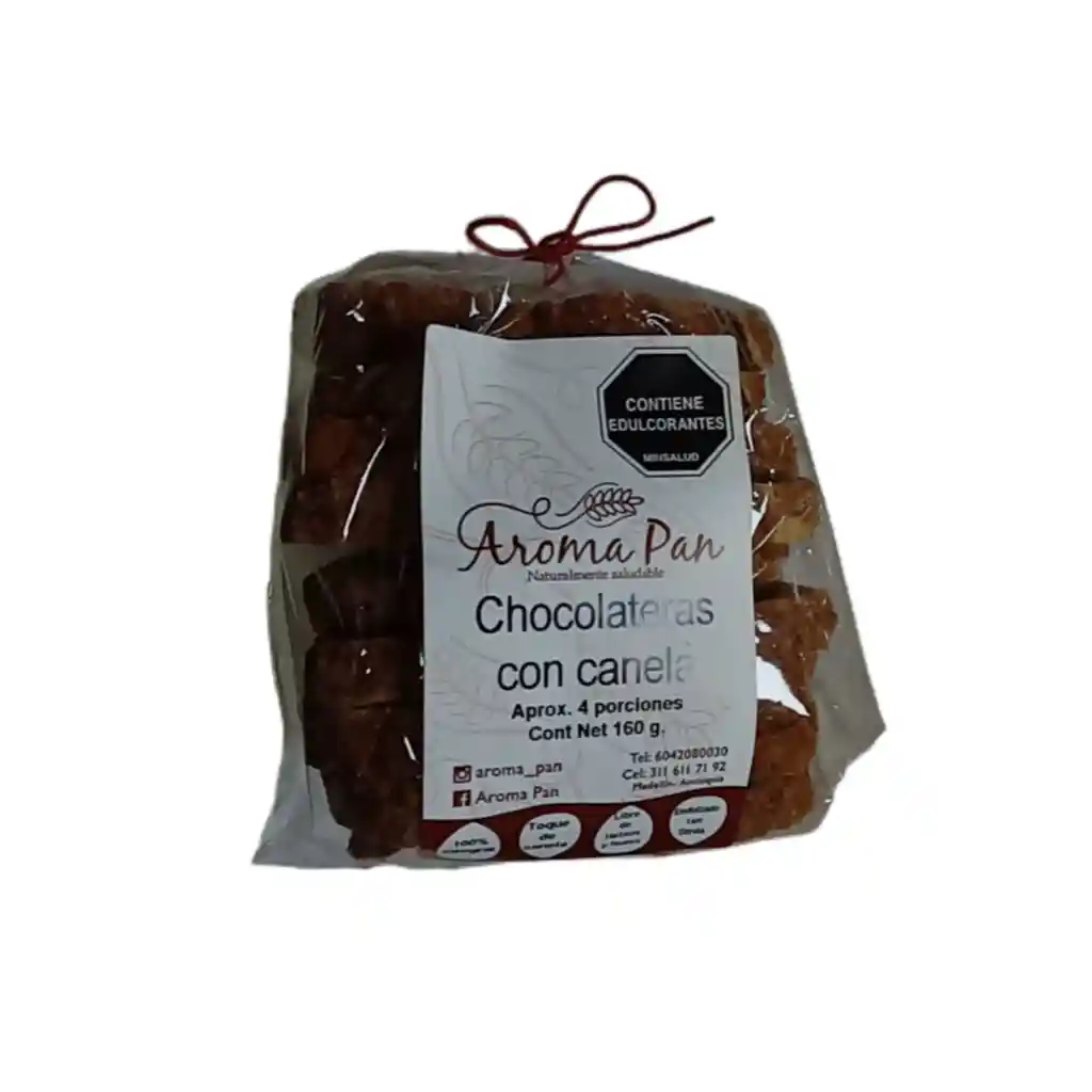 Chocolateras De Canela X160gr Aromapan