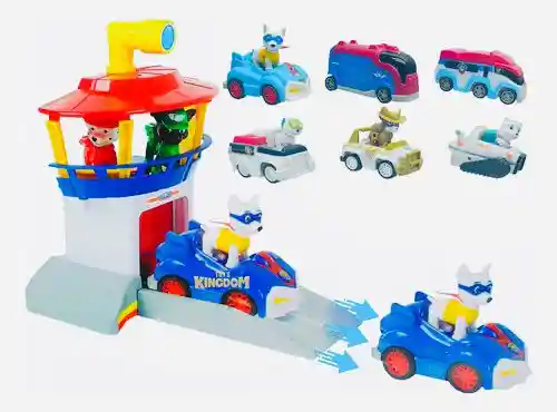 Torre Control Patrulla Canina Carros Impulso Paw Patrol X 6