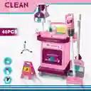 Juego Juguetes De Limpieza Para Niños Incluye Aspiradora E Eléctrica