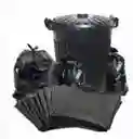 Bolsa Plástica Industrial Negra X 6 Unds Para Empaques Doméstica 70 X 100 Cm