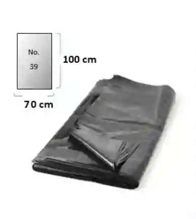 Bolsa Plástica Industrial Negra X 6 Unds Para Empaques Doméstica 70 X 100 Cm