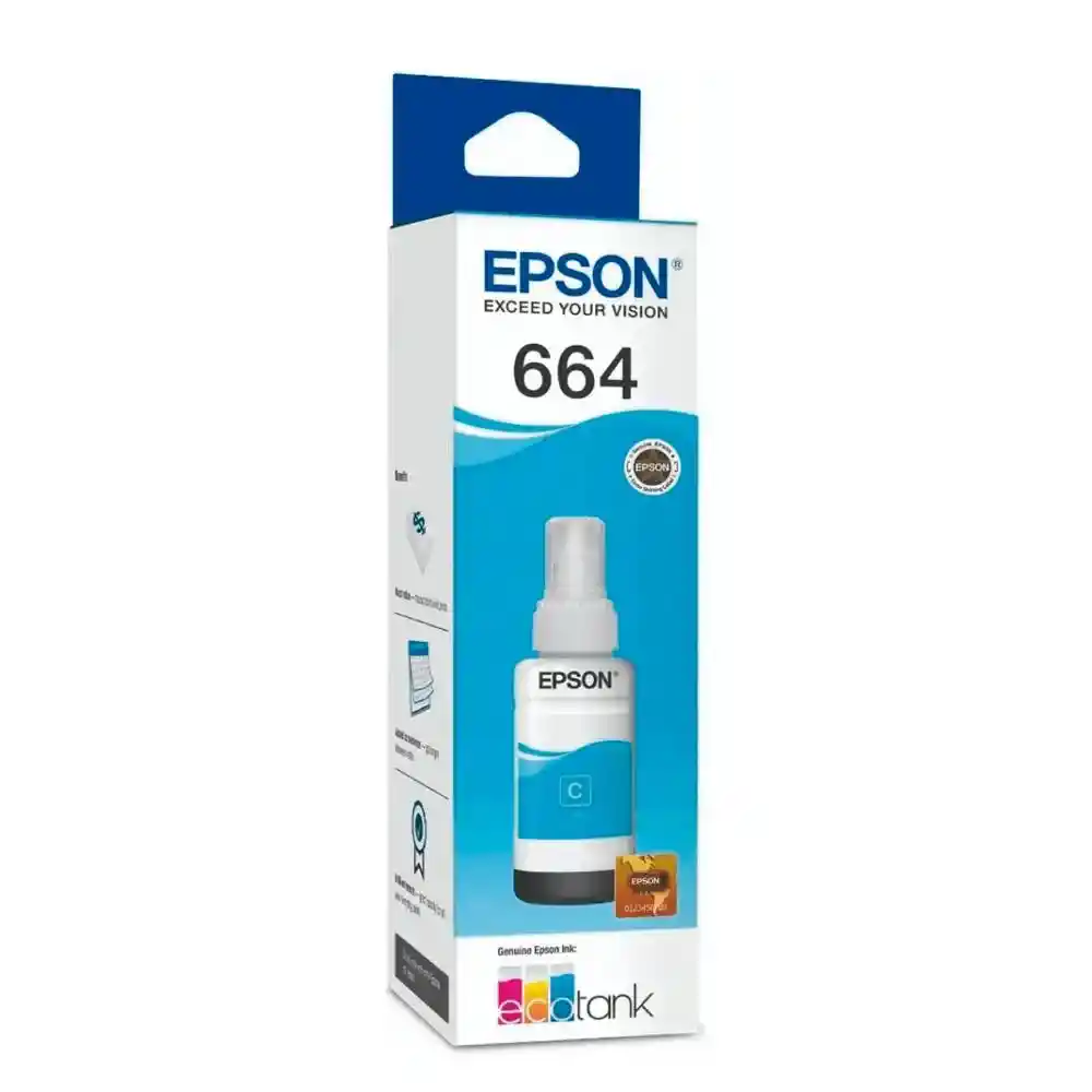 Tinta Epson 664 Cyan