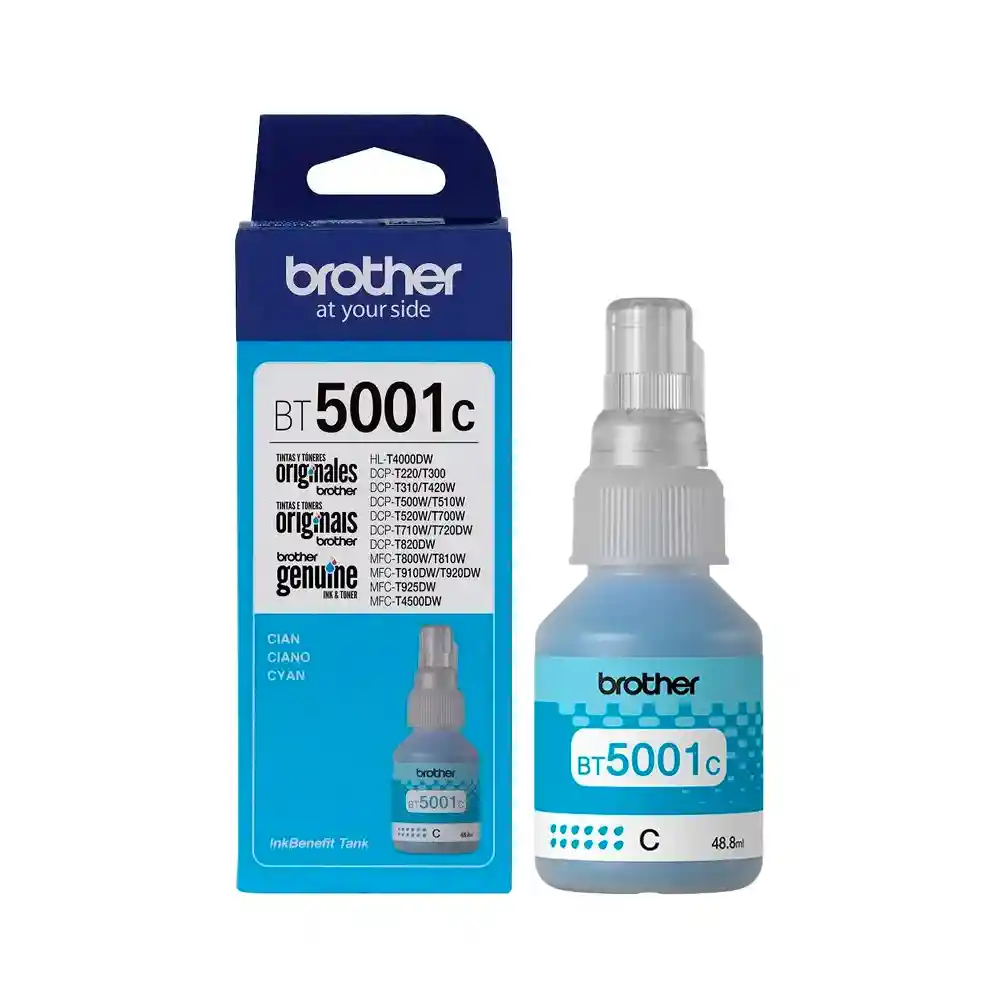 Tinta Brother 5001 Cyan