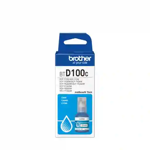 Tinta Brother D100 Cyan