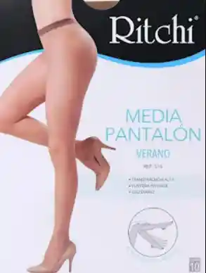 Media Velada Pantalon Seda Fria Color Canela Talla Xl Marca Ritchi