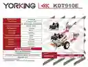 Motoasada Motoazadas Motocultor Yorking Kdt910e De 10 Hp