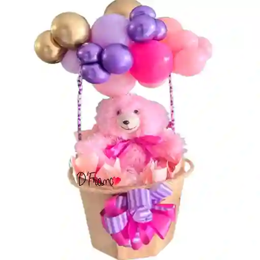 Oso De Peluche Con Globos