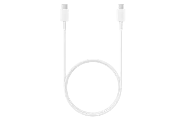 Cable Original Samsung Tipo C - Tipo C Blanco De 1 Metro