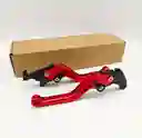 Maniguetas Ajustables De Freno Y Clutch (color Rojo)