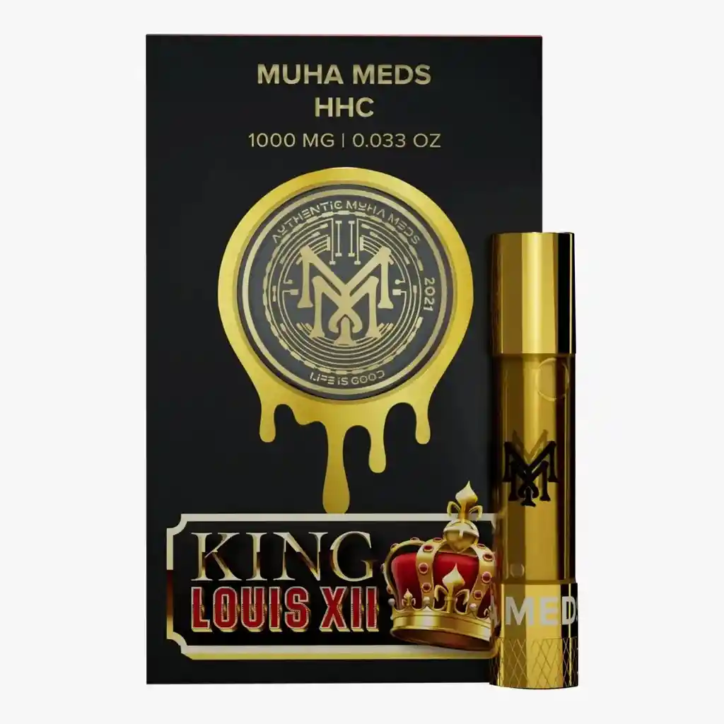 Muha Meds -king Louis Xlll- Capsula Inportada - Destilado -indica 1000mg