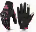 Guantes Deportivos Mujer Moto Antideslizantes Fucsia