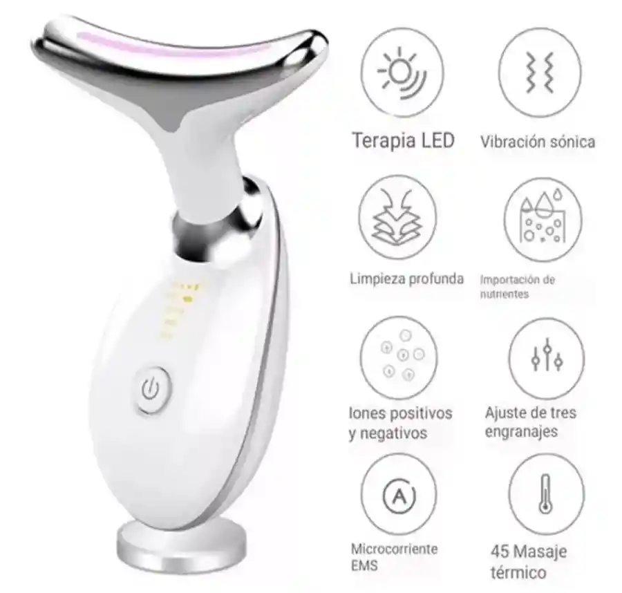 Masajeador Facial Reductor Arrugas Y Papada Recargable