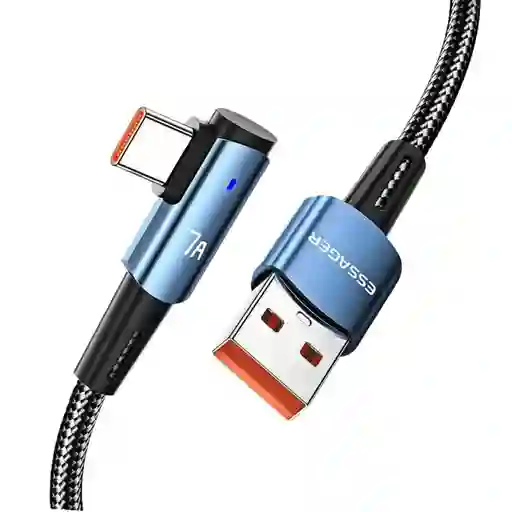 Cable Carga Rapida 100w De Nylon 2metros Usb Tipo C A Usb