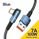 Cable Carga Rapida 100w De Nylon 2metros Usb Tipo C A Usb
