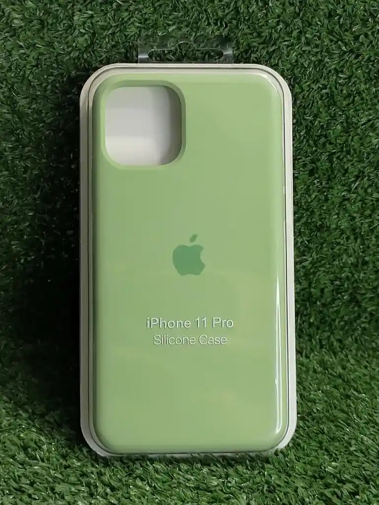 Iphone 11 Pro | Color Verde Pastel | Silicone Case | Rigido | Carcasa Protectora | Antihumedad