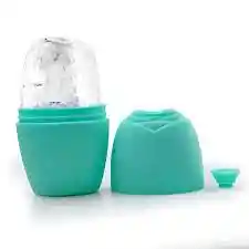 ❄️ Molde De Hielo Facial En Silicona 💖 (rosa Y Verde)