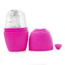 ❄️ Molde De Hielo Facial En Silicona 💖 (rosa Y Verde)
