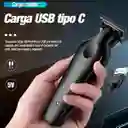 Peluquera De Cabello Kemei Profesional Recargable Km2299 Negra