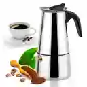 Cafetera Italiana Expreso Acero Inoxidable 9 Tazas